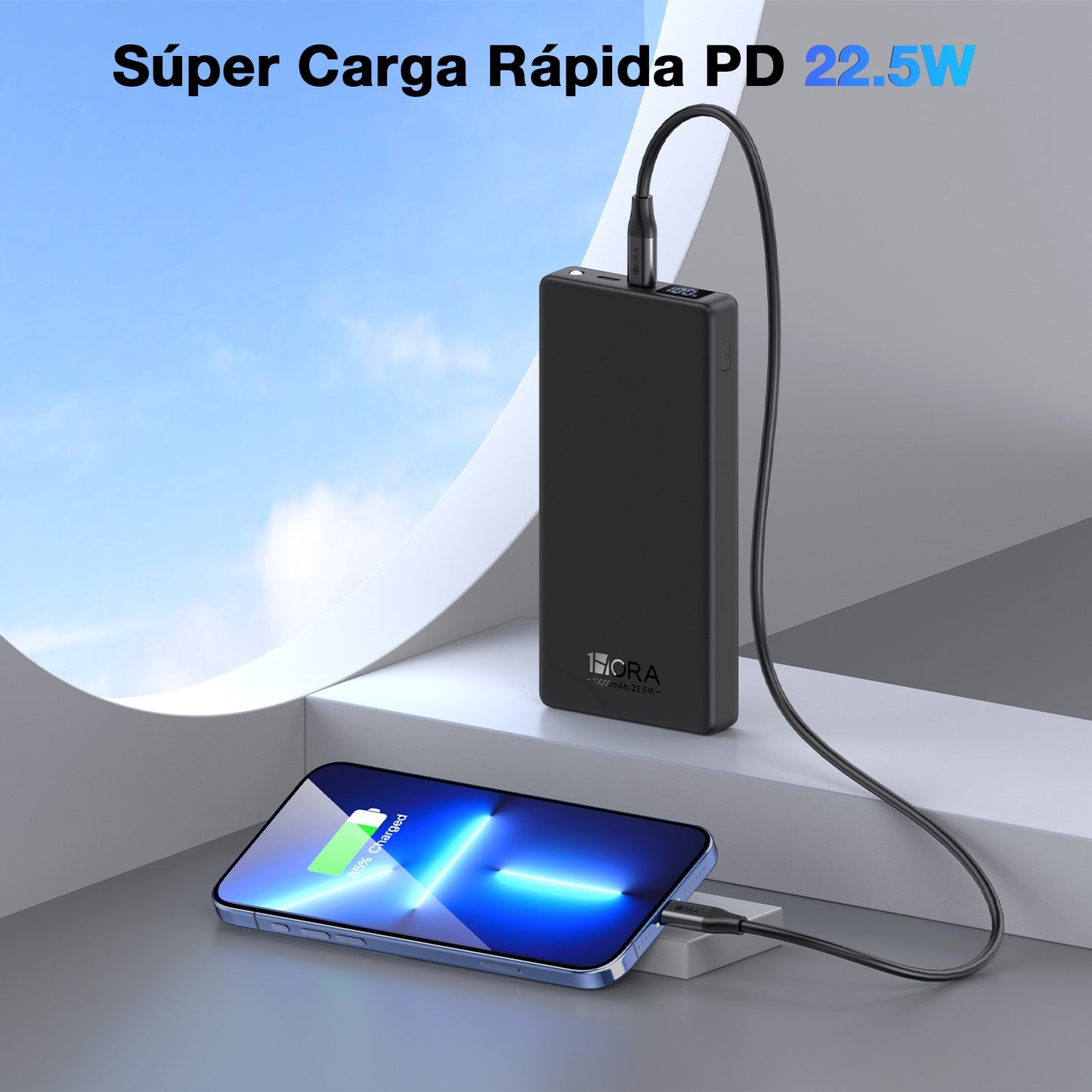 Powerbank 10.000 mAh 1Hora Gar264