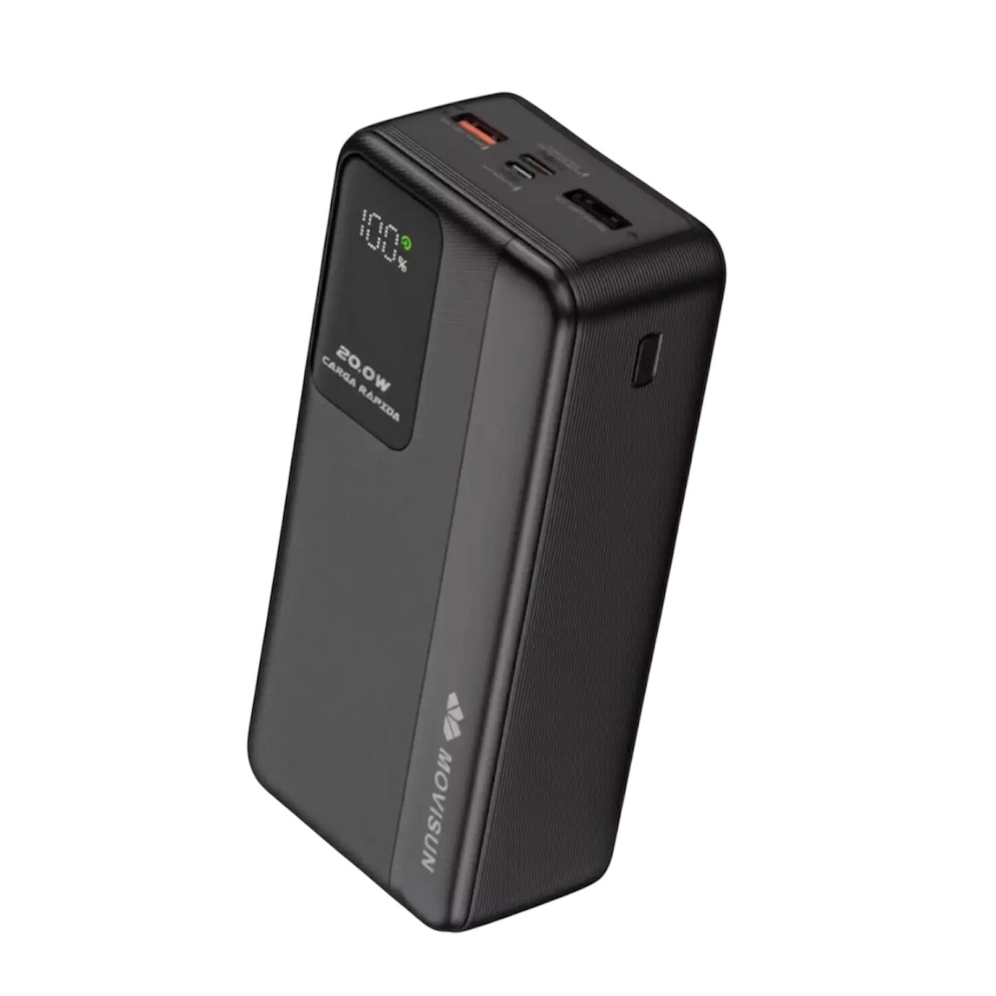 Power Bank Movisun Rocket P33 Carga Rápida 30.000 mAh, incluye Cargador