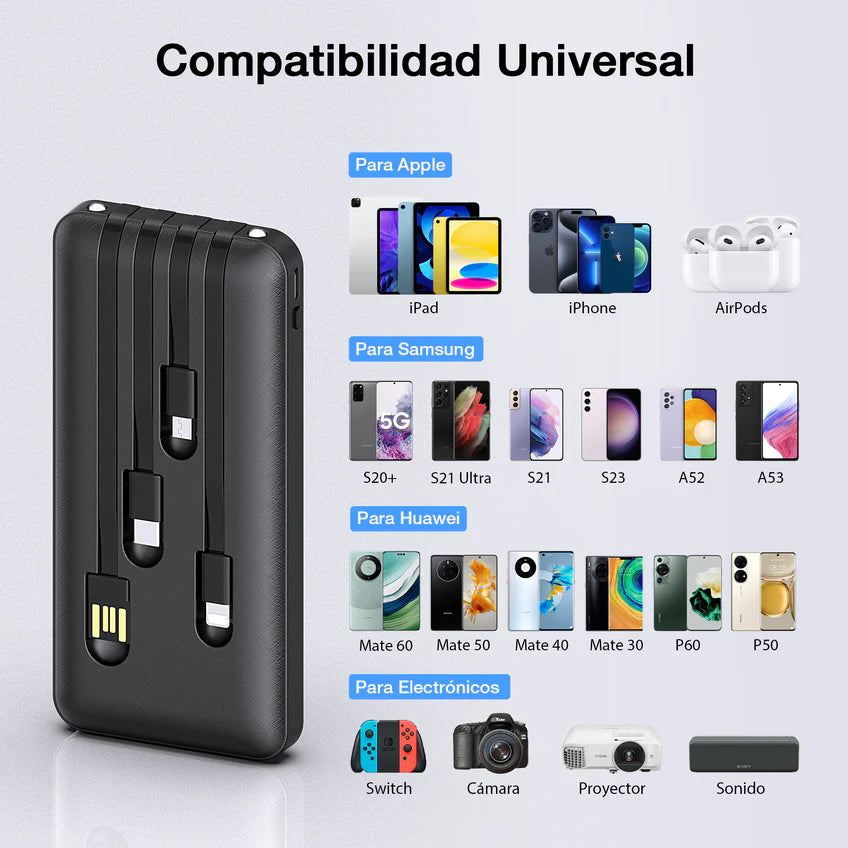 Power Bank 10.000 mAh 1Hora Gar148