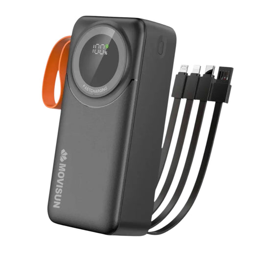 Power Bank Movisun Rocket P30 Carga Rápida 30.000 mAh, incluye Cargador