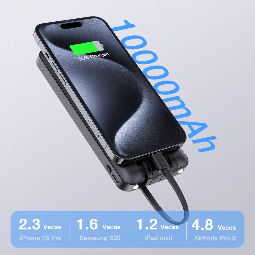 Power Bank 10.000 mAh 1Hora Gar148