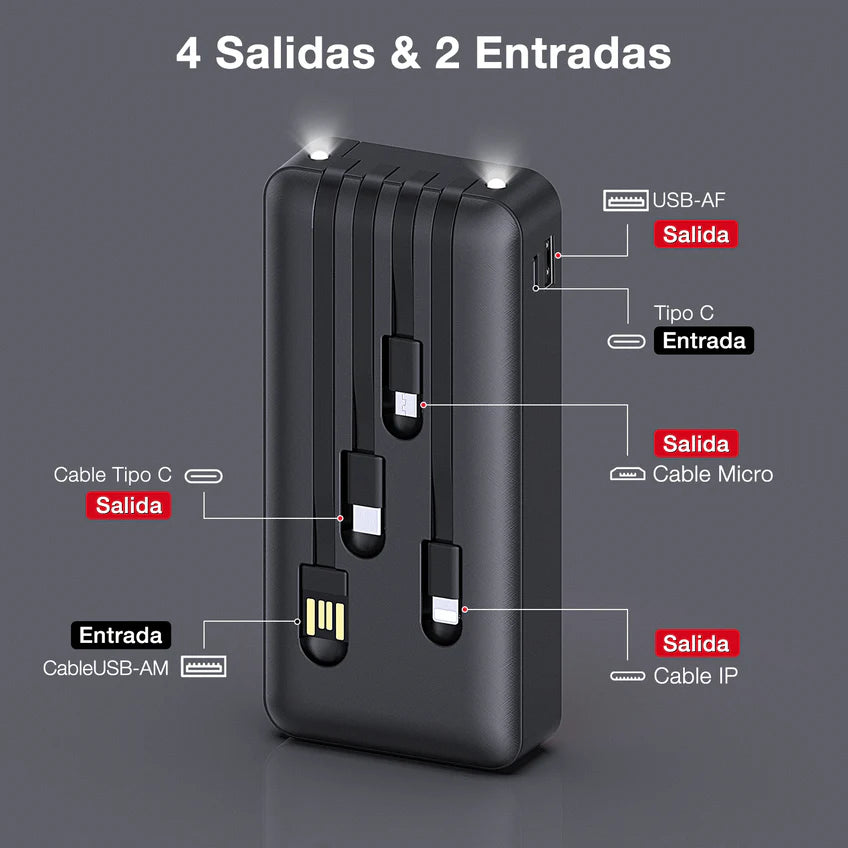 Power Bank 20.000 mAh 1Hora GAR159