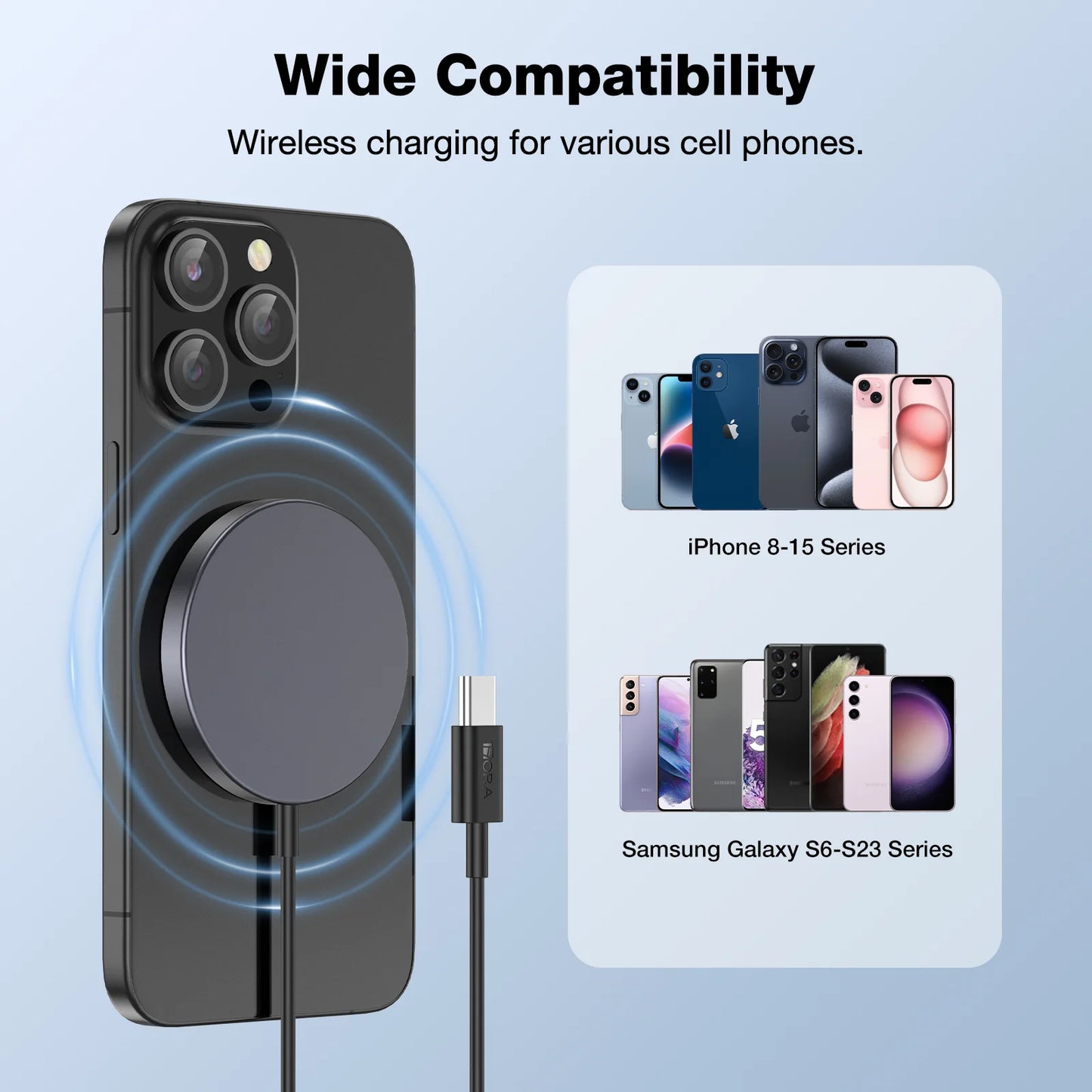 Cargador Inalambrico Para iPhone Gar281