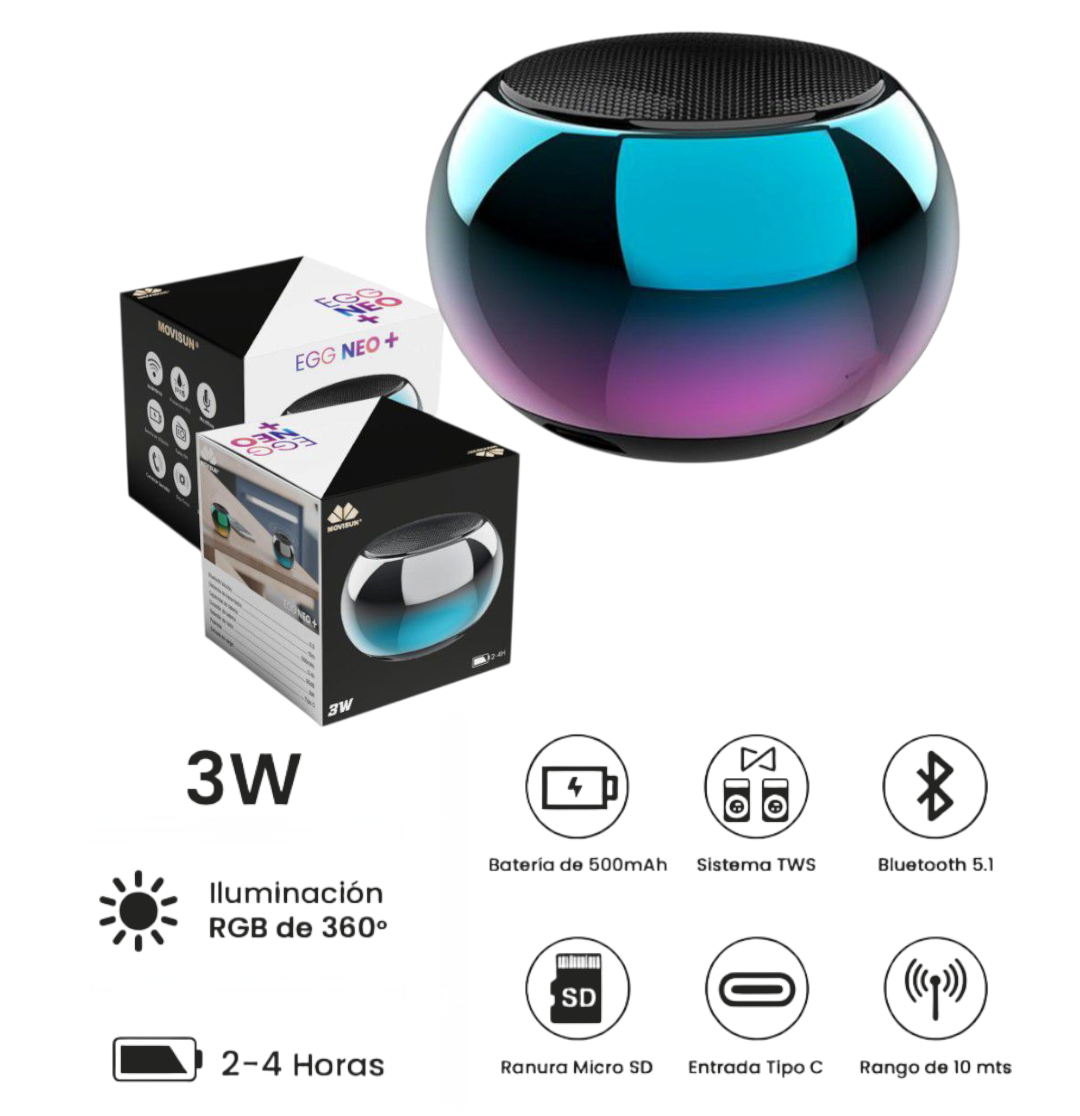 Mini Parlante EGG NEO+ Movisun