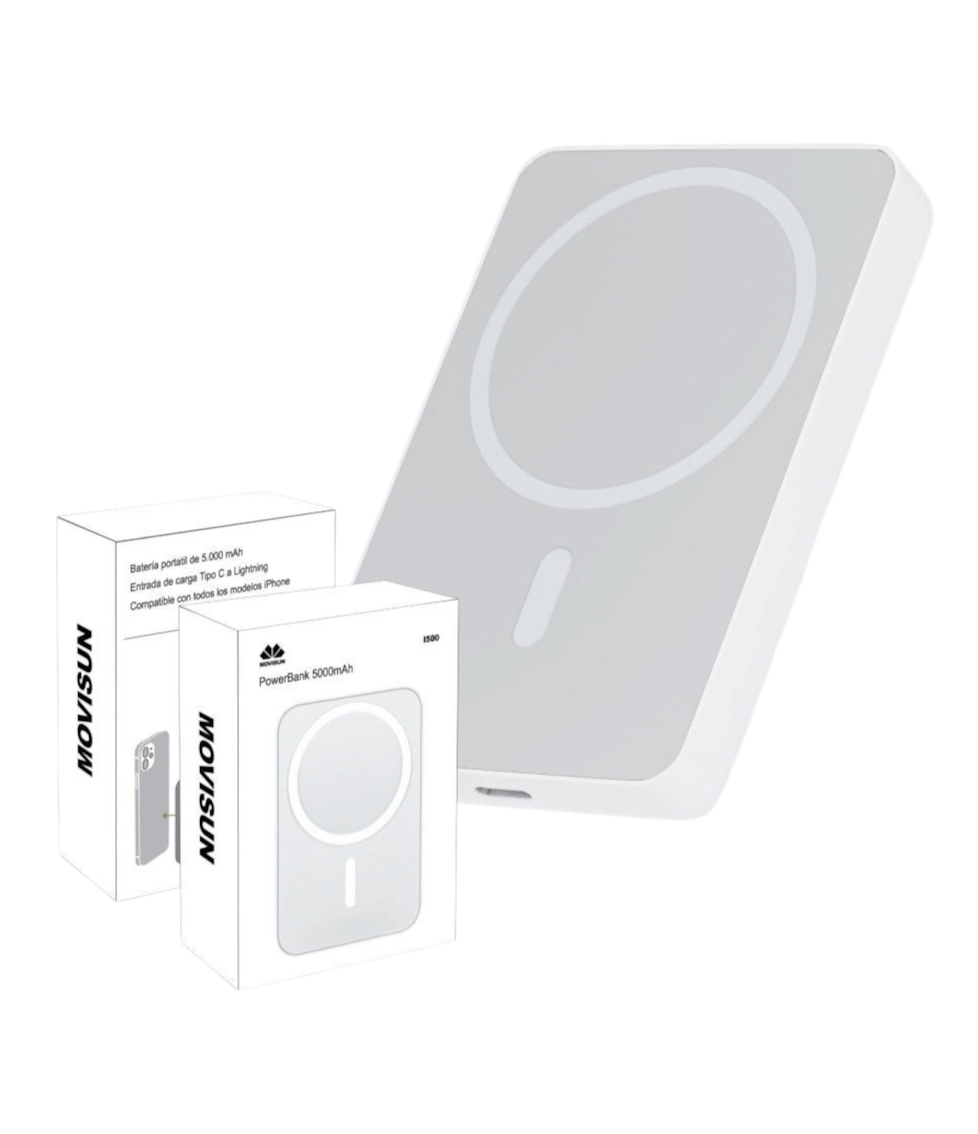 Power Bank inalámbrica 5.000mAh I-500 MOVISUN