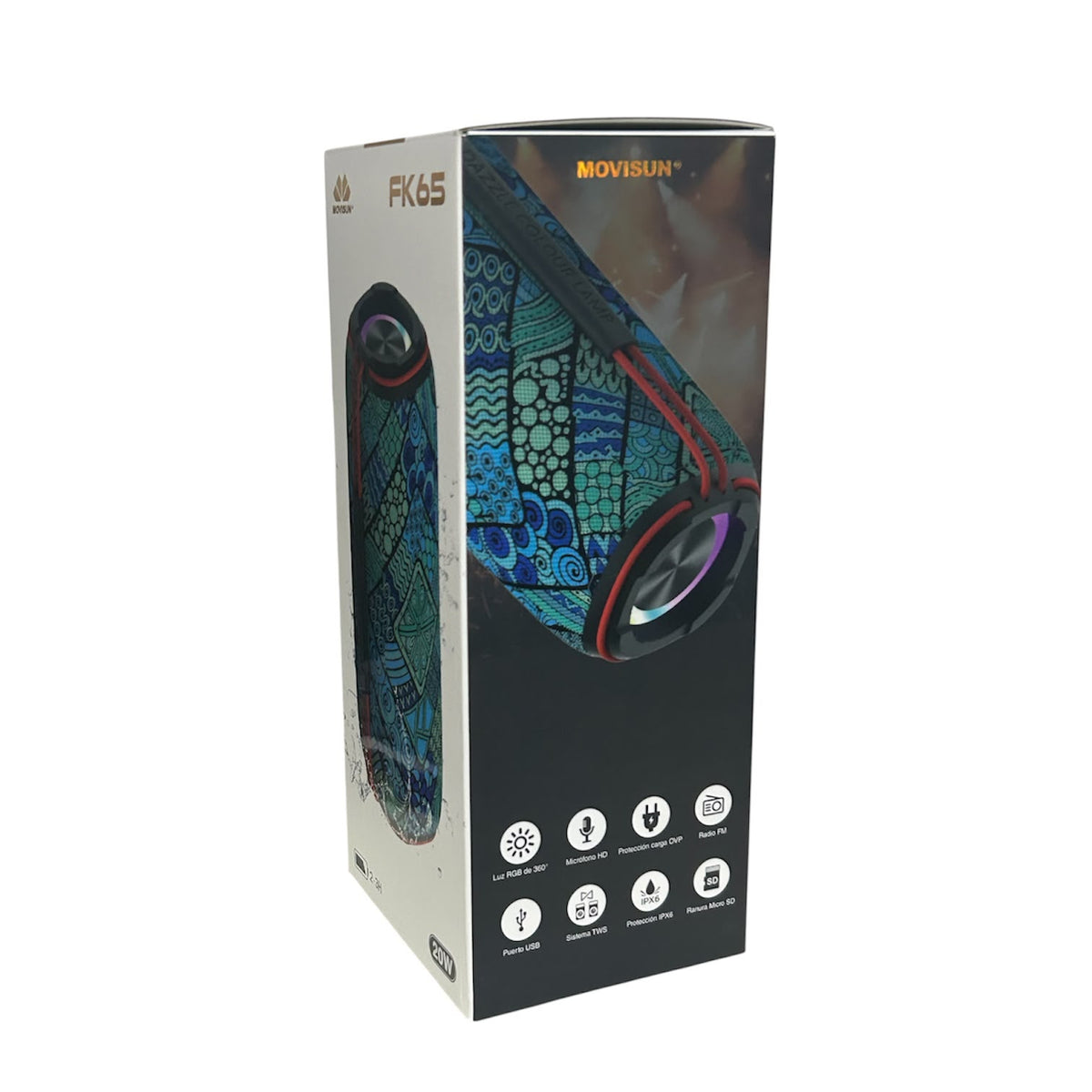 Bocina Bluetooth 20W FK65 Movisun