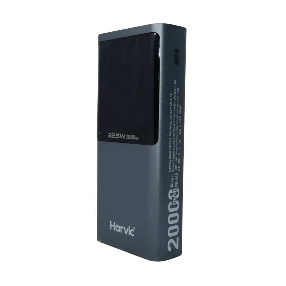 Power Bank 20.000mAh PB-612 Harvic Carga Rápida