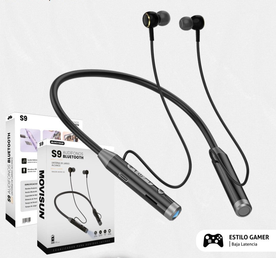 Audífonos Bluetooth S9 Movisun