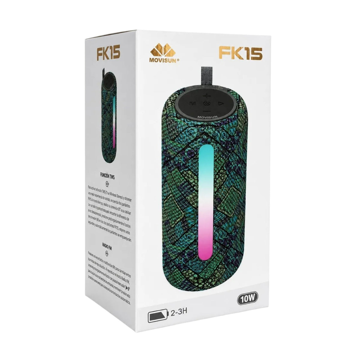 Bocina Bluetooth 10W FK15 Movisun